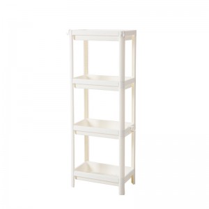 Vysoce kvalitní 4-vrstvé multifunkční kuchyňské plastové úložné regály