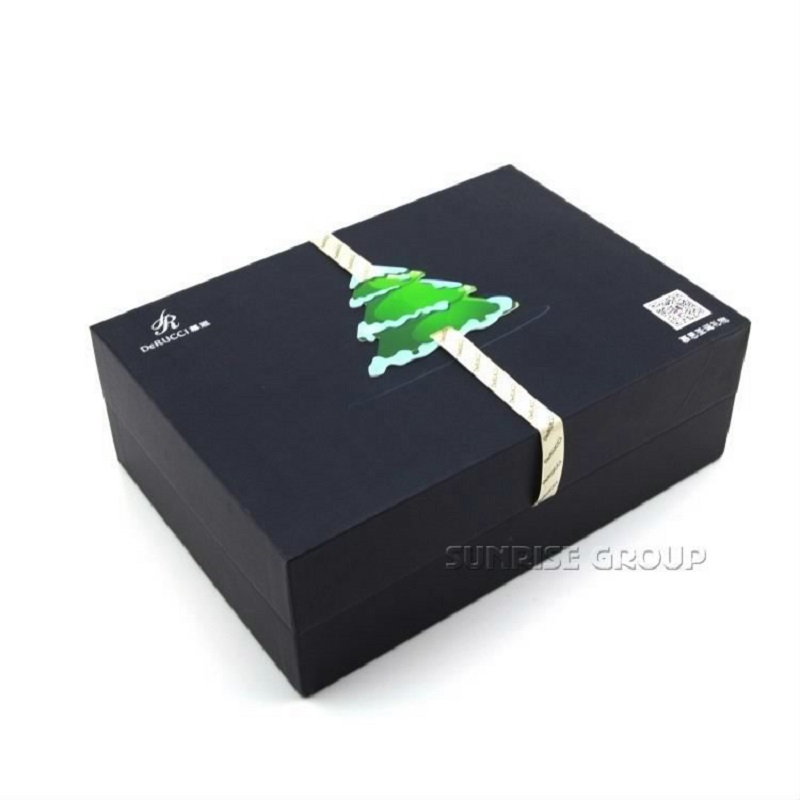 Čína Factory Direct Velkoobchod Vlastní Logo tištěné papírové vánoční dárkové krabičce