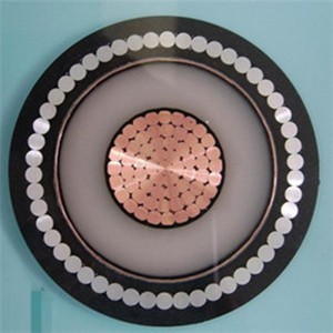 XLPE izolace SWA 240mm2 Mv napájecí kabel 11KV Měděný vodič
