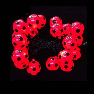 Fotbal LED koule řetězec světla dekorace na Vánoce / svátky