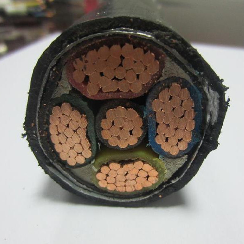 5jádrový měděný Xlpe vícejádrový pancéřový kabel