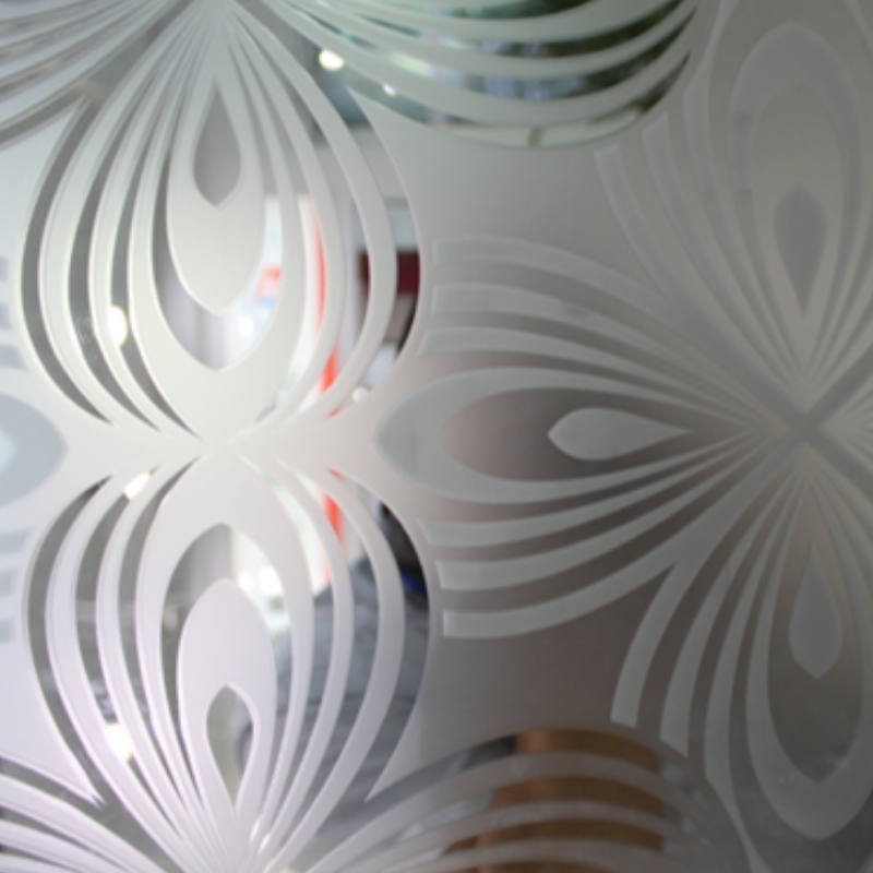 CLEAR ACID ETCHED GLASS