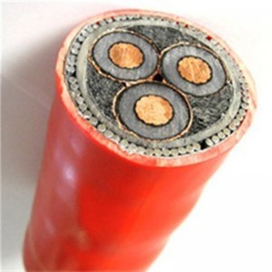 240mm 3jádrový Cu 185sqmm vícejádrový pancéřovaný kabel Xlpe Swa Pvc 33kv