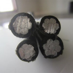 0,6 / 1kv režijní duplexní triplexní kvadruplexní servisní kabel abc