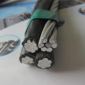 Výrobci kabelů ABC hliníkový lankový čtyřžilový abc kroucený kabel