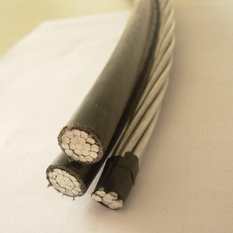 Kabel režijního vedení Triplex 600V, 2AWG 4AWG 2 / 0AWG 4 / 0AWG 350MCM
