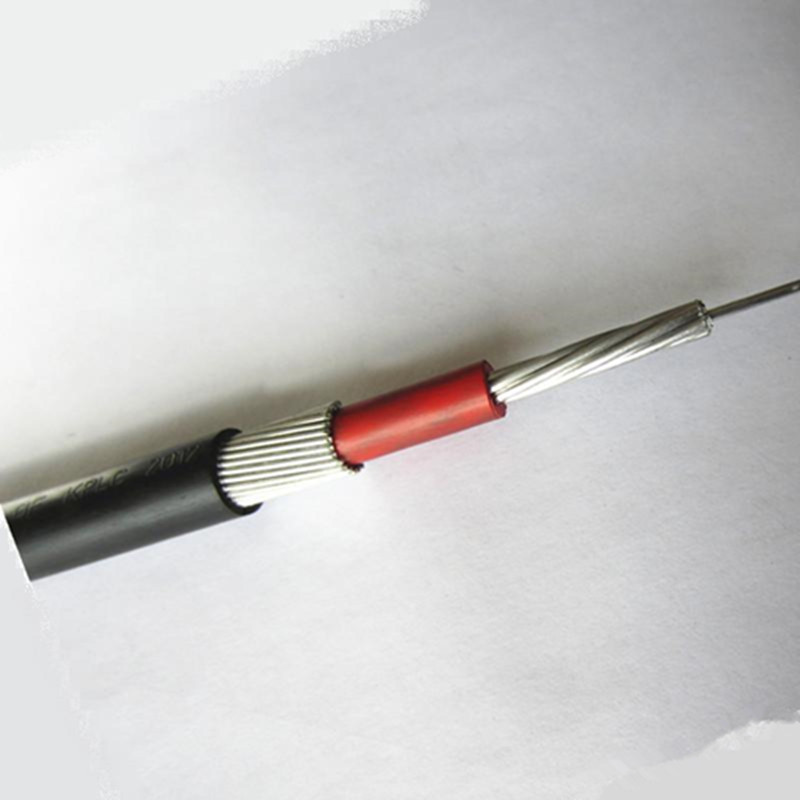 Elektrický split soustředný kabel, jednojádrový 8 / 2AWG, podzemní kabel Xlpe