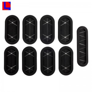 Levné OEM na míru tvarovaná pryžová průchodka NBR