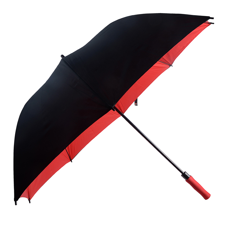 Automatická rukojeť Double Layer Levné Windproof Straight Golf Umbrella