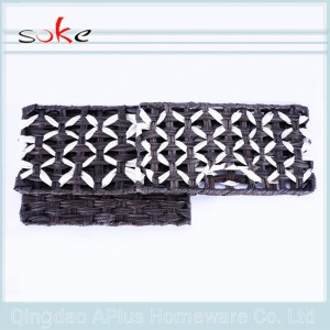 Módní design Ruční PE ratanový ručně tkaný úložný koš