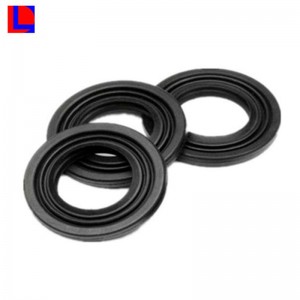 Upravené červené silikonové gumové těsnění pro elektronické aplikace