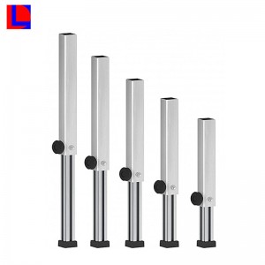 OEM servis Čína levná cena hliníkový stůl kulaté / čtvercové teleskopické nohy