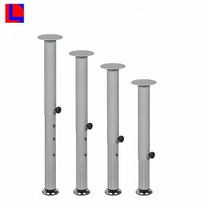 OEM servis Čína levná cena hliníkový stůl kulaté / čtvercové teleskopické nohy