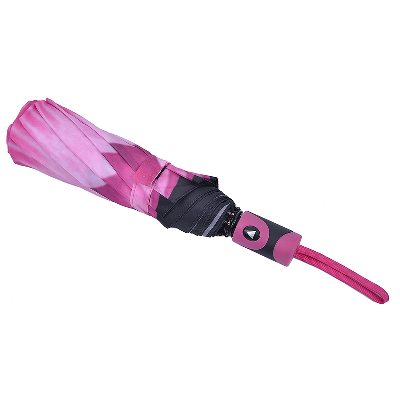 Propagační vysoce hodnocený produkt s automatickým otevíráním 3 deštník s UV deštníkem