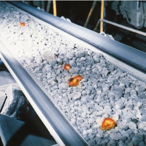 Tepelně odolný dopravní pás