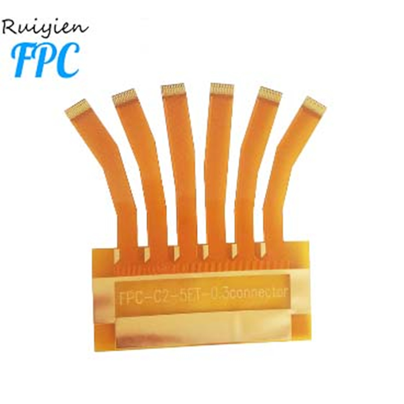 Nízký cena stíněného ohebného kabelu Zdarma vzorek dotykové obrazovky Fpc Výrobci 4 vrstvy FPC PCB 1.0MM Pitch FPC / FFC Flex Board