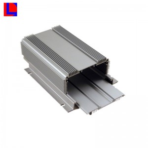 Dobrá povrchová extrudovaná elektronická hliníková skříň / krabice se šrouby