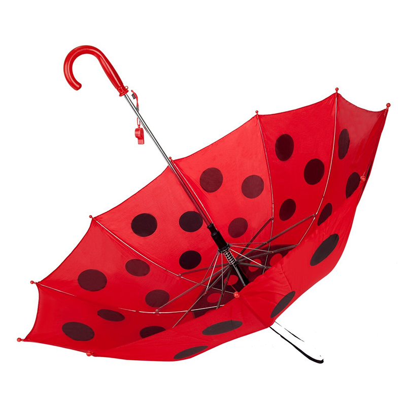 Venkovní děti Beruška dívka vlastní kreslené děti rovný deštník