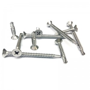 Samořezné šrouby se zápustnou hlavou