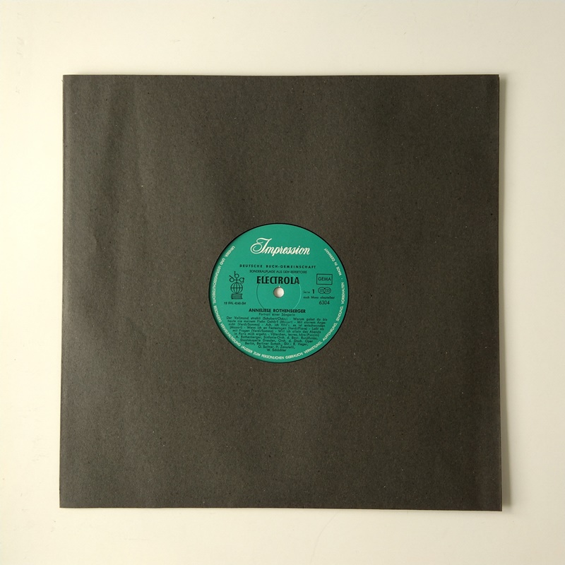 Chrániče vnitřních rukávů na záznam vinylového LP záznamu 33RPM Black Paper