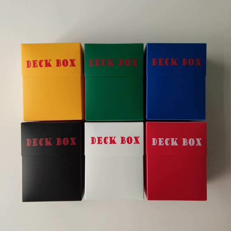 80+ Poly Black Deck Box pro Pokemon / Yu-Gi-Oh a Magic Card