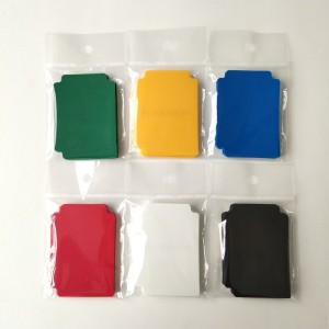 Oddělovače černé herní karty pro paluby