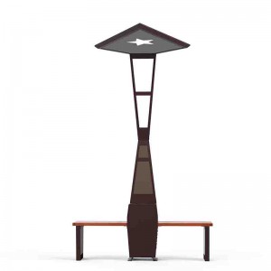 Solární LED venkovní osvětlení s chytrými zkušebními telefony a tablety