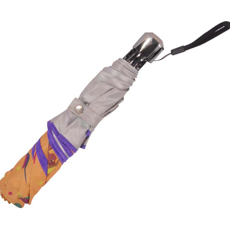 3-násobný deštník se stříbrným potahem Tužkový deštník