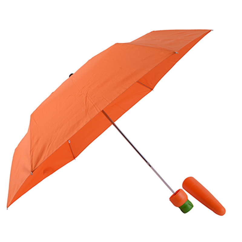 2019 Mrkev 3 skládací zeleninový speciální deštník deštník