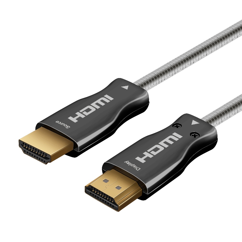 15m 49ft HDMI 2.0 18Gbps 4K 60Hz HDMI to HDMI kabel s pozlaceným optickým kabelem