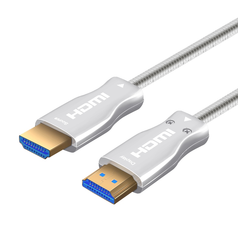 15m 49ft HDMI 2.0 18Gbps 4K 60Hz HDMI to HDMI kabel s pozlaceným optickým kabelem
