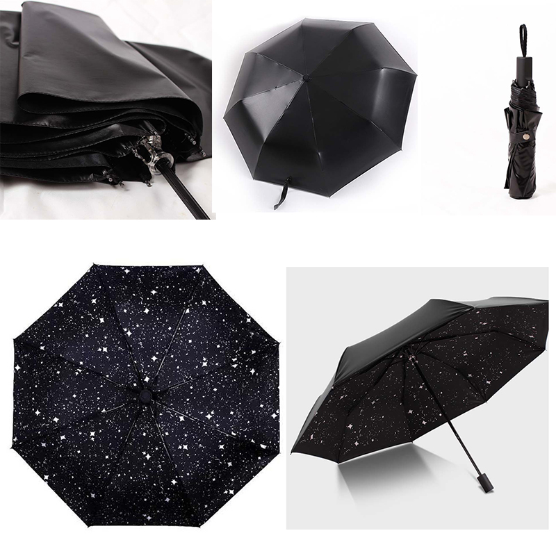 Marketing Printed 3-krát ochranný deštník Uv s přizpůsobeným logem
