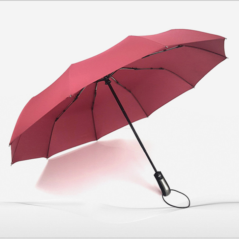 Zakázkový tisk comapny dárky 3 krát AOAC deštník laminát rám odolný proti větru