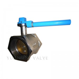 Závitový ventil s uzavírací klapkou