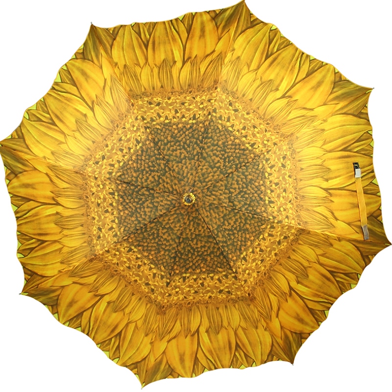 Kvalitní velkoobchodní prodejní reklama venkovní květ tvar rovný deštník