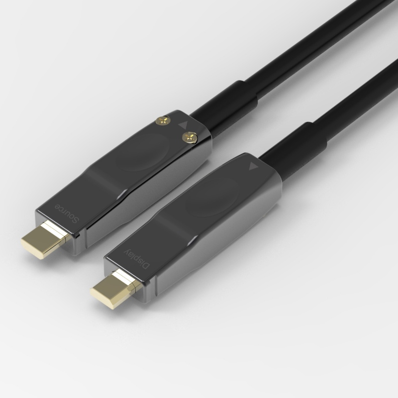 Odpojitelný konektor YUV 4: 4: 4 18,2 Gbps kabel 3D 4k 60HZ Hdmi Fiber Optic Cable