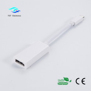 USB TYP C k Displayport ženské ABS skořepině Kód: FEF-USBIC-004A