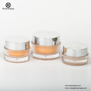 HXL213A luxusní kulatá prázdná akrylová kosmetická nádoba