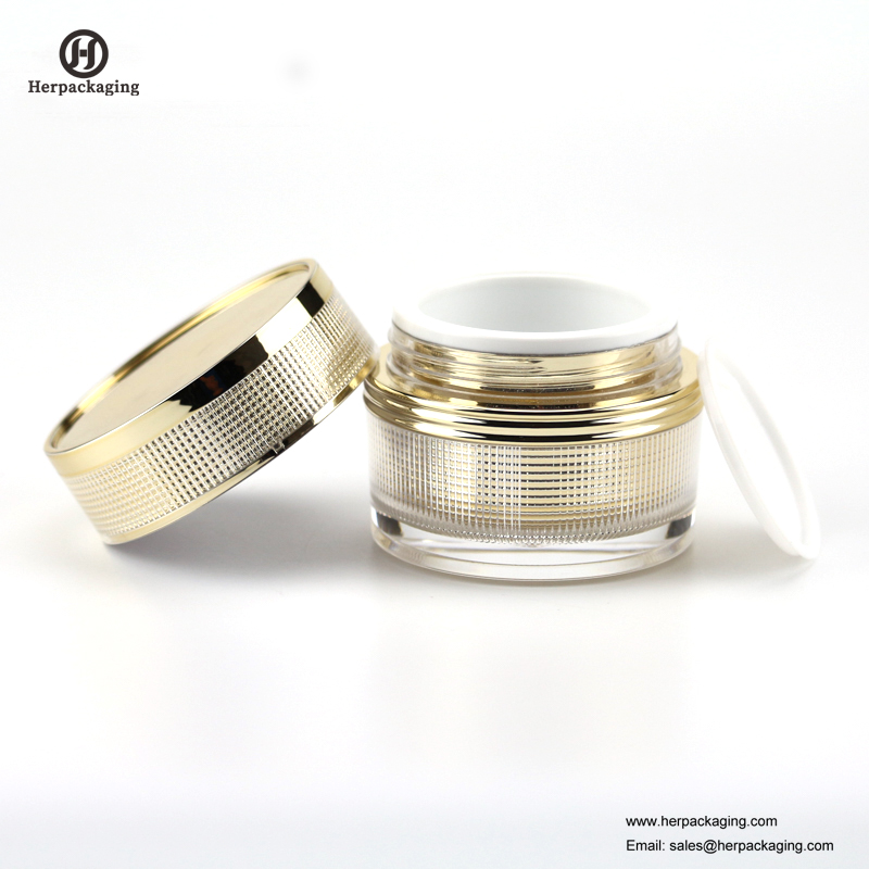 HXL236 luxusní kulatá prázdná akrylová kosmetická nádoba