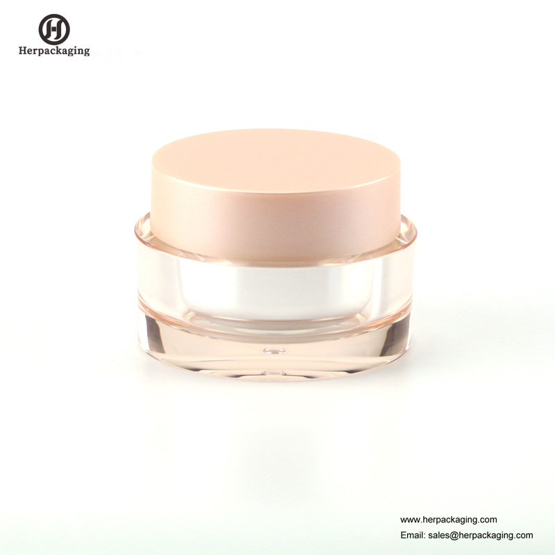 HXL238 luxusní kulatý prázdný akrylový kosmetický džbán
