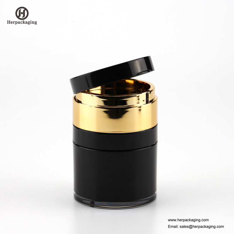 HXL417A luxusní kulatá prázdná akrylová kosmetická nádoba