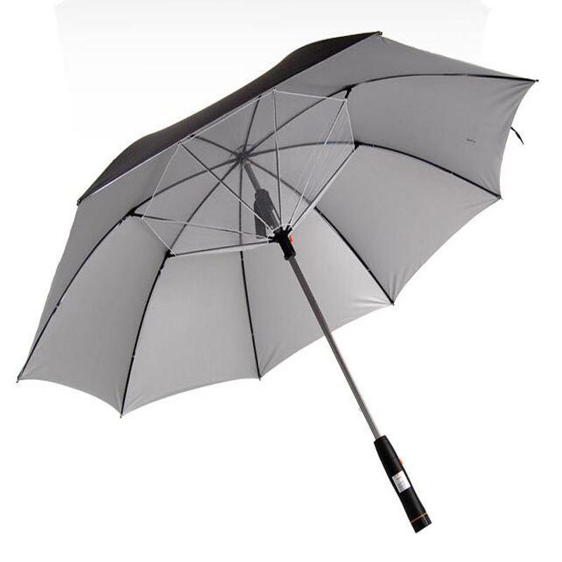27 palcový UPF 50+ UV ochranný deštník s ventilátorem