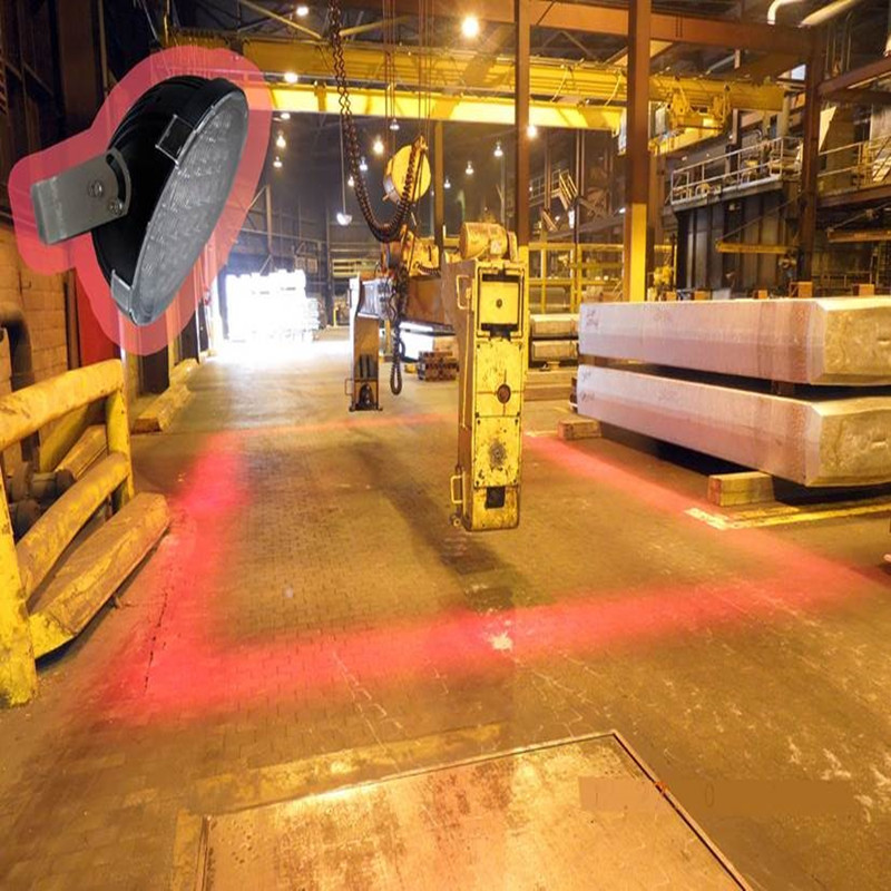 Výstražné světlo stropního jeřábu LED Reflektor 84-120W-červená / modrá