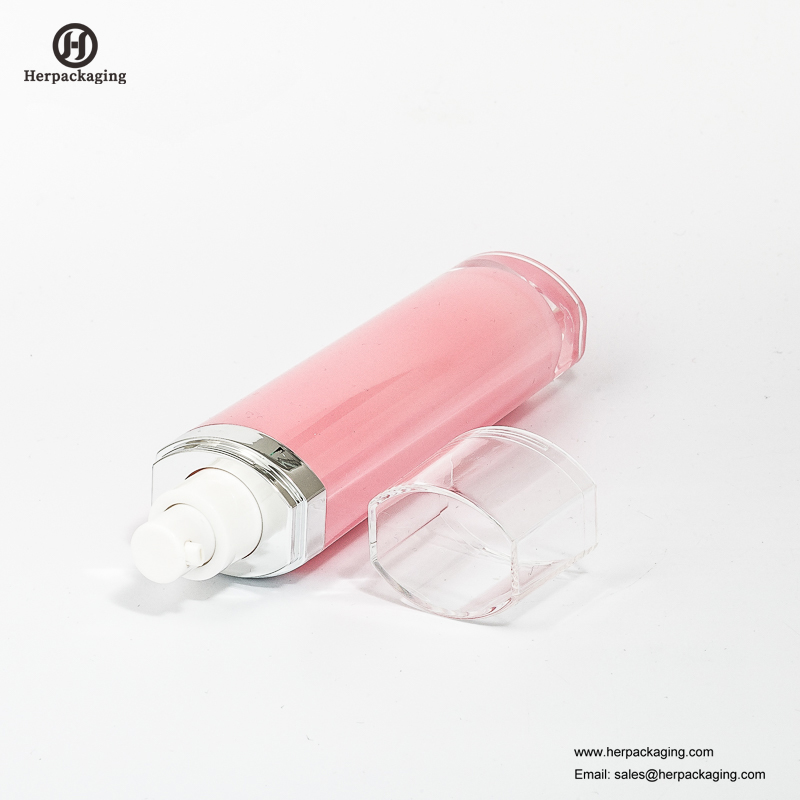 HXL319 Prázdný akrylový bezvzduchový krém a pleťová láhev s kosmetickým obalem pro péči o pleť