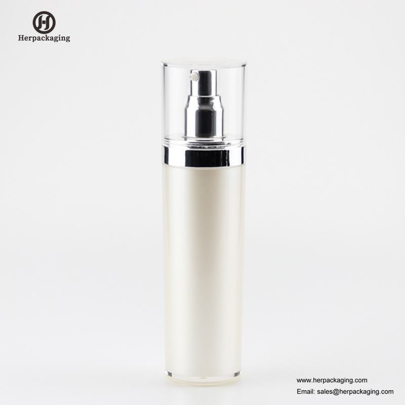 HXL321 Prázdný akrylový bezvzduchový krém a pleťová láhev s kosmetickým obalem pro péči o pleť