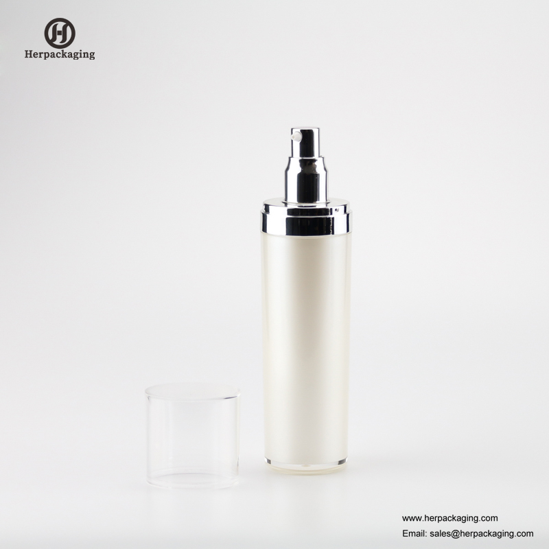 HXL321 Prázdný akrylový bezvzduchový krém a pleťová láhev s kosmetickým obalem pro péči o pleť