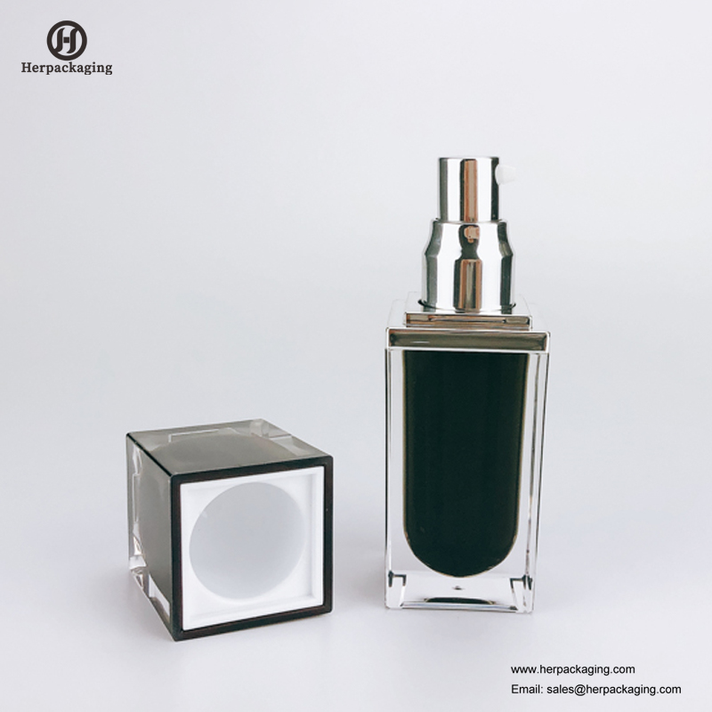 HXL326 Prázdný akrylový bezvzduchový krém a kosmetická láhev pro péči o pleť