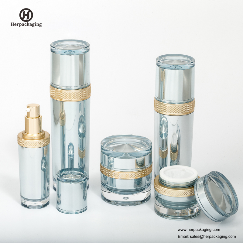 HXL327 Prázdný akrylový bezvzduchový krém a kosmetická láhev pro péči o pleť