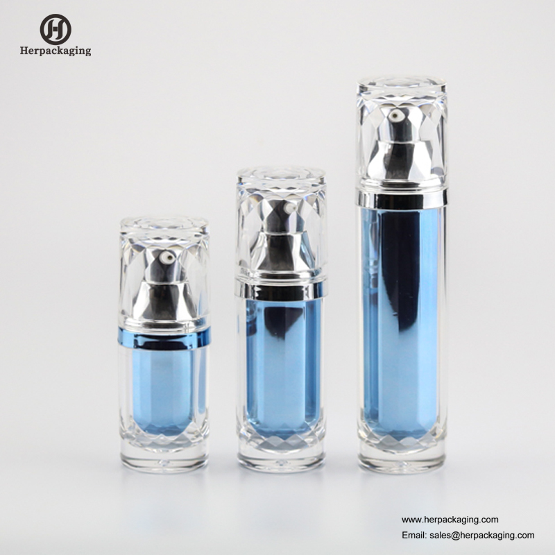HXL328 Prázdný akrylový bezvzduchový krém a kosmetická láhev pro péči o pleť