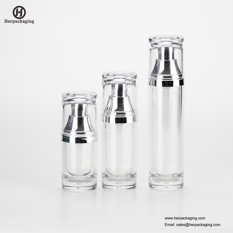 HXL328A Prázdný akrylový bezvzduchový krém a pleťová láhev s kosmetickým obalem pro péči o pleť